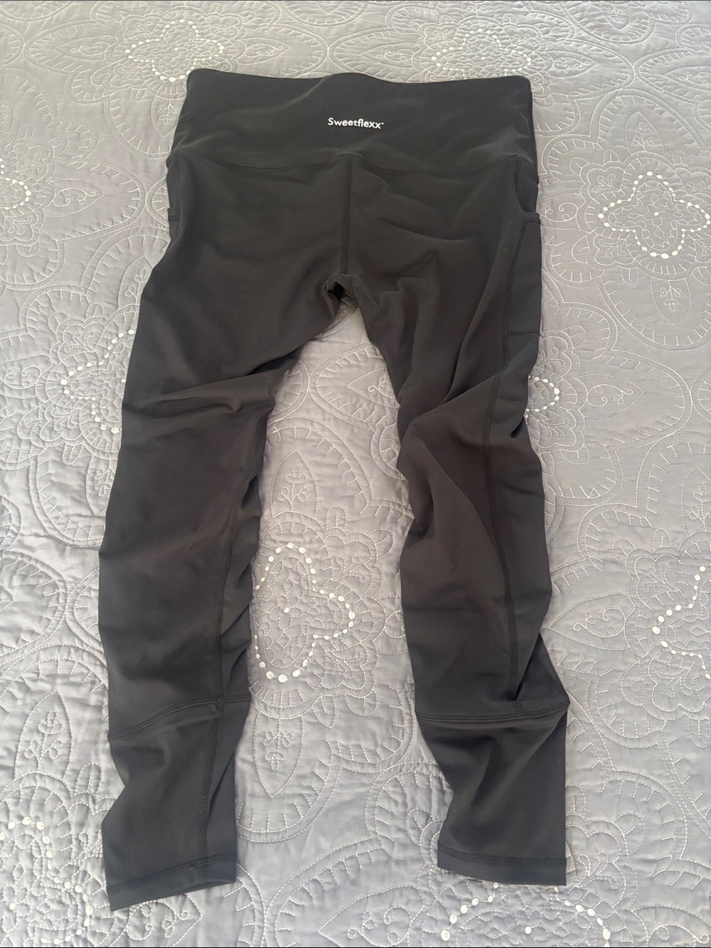 Sweetflexx Women's Black High-Rise Performance Leggings
